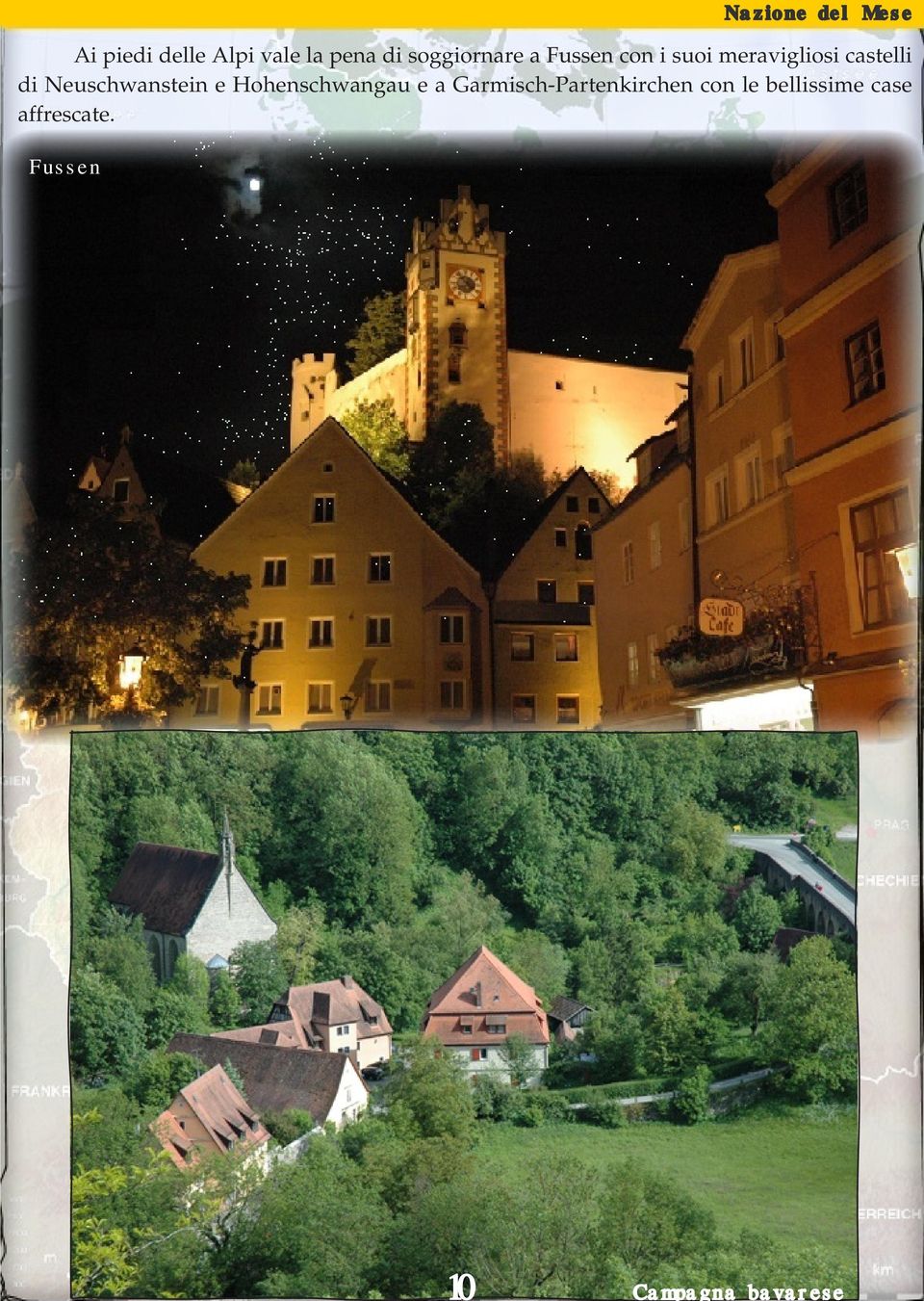 castelli di Neuschwanstein e Hohenschwangau e a
