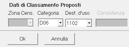 2. Le modifiche apportate all applicativo Docfa Introduzione dell ulteriore dato relativo alla specifica "destinazione d uso" dell unità immobiliare Modello D1 Quadro U La selezione del Gruppo D o E