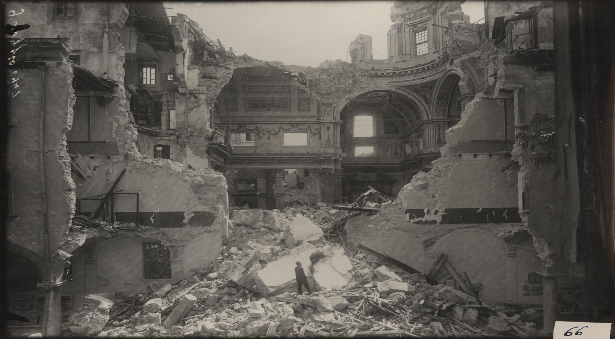 1943 5 aprile - Bombardamento della Chiesa di S.