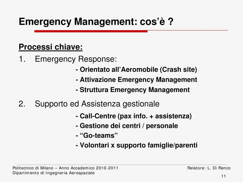 Management - Struttura Emergency Management 2.