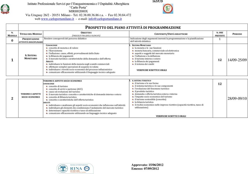 domanda e dell offerta individuare le funzioni della moneta negli scambi commerciali effettuare semplici operazioni di acquisto in valuta individuare i risvolti socio-economici del processo