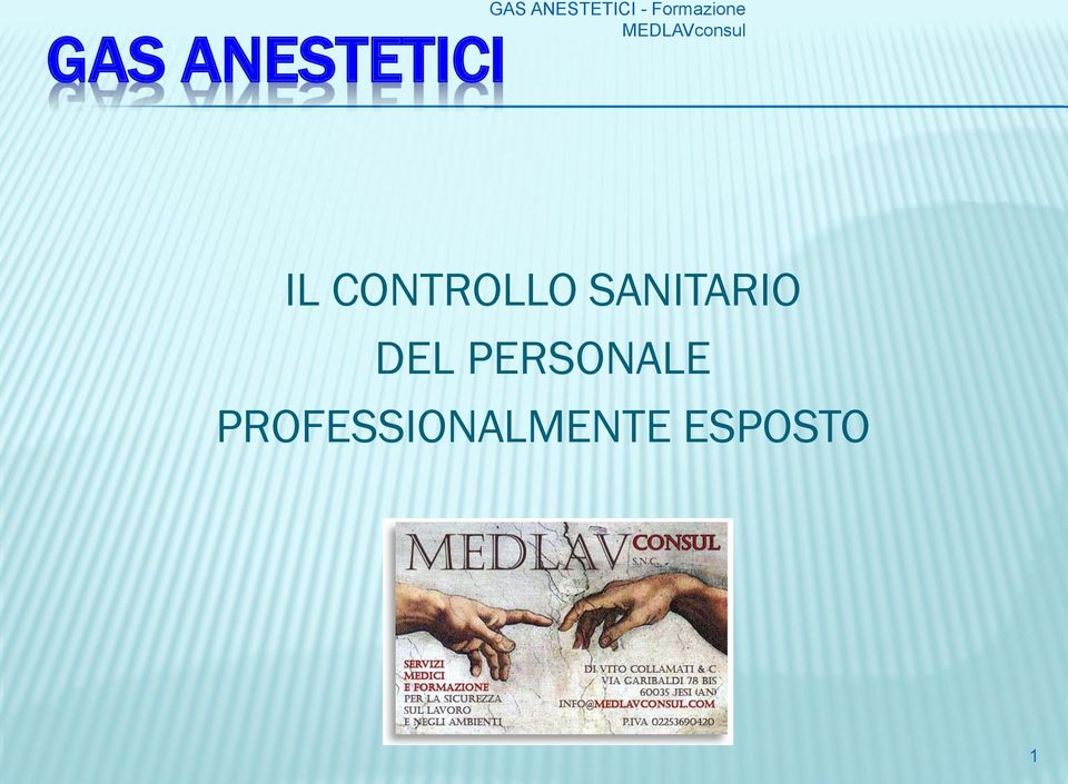 IL CONTROLLO SANITARIO DEL