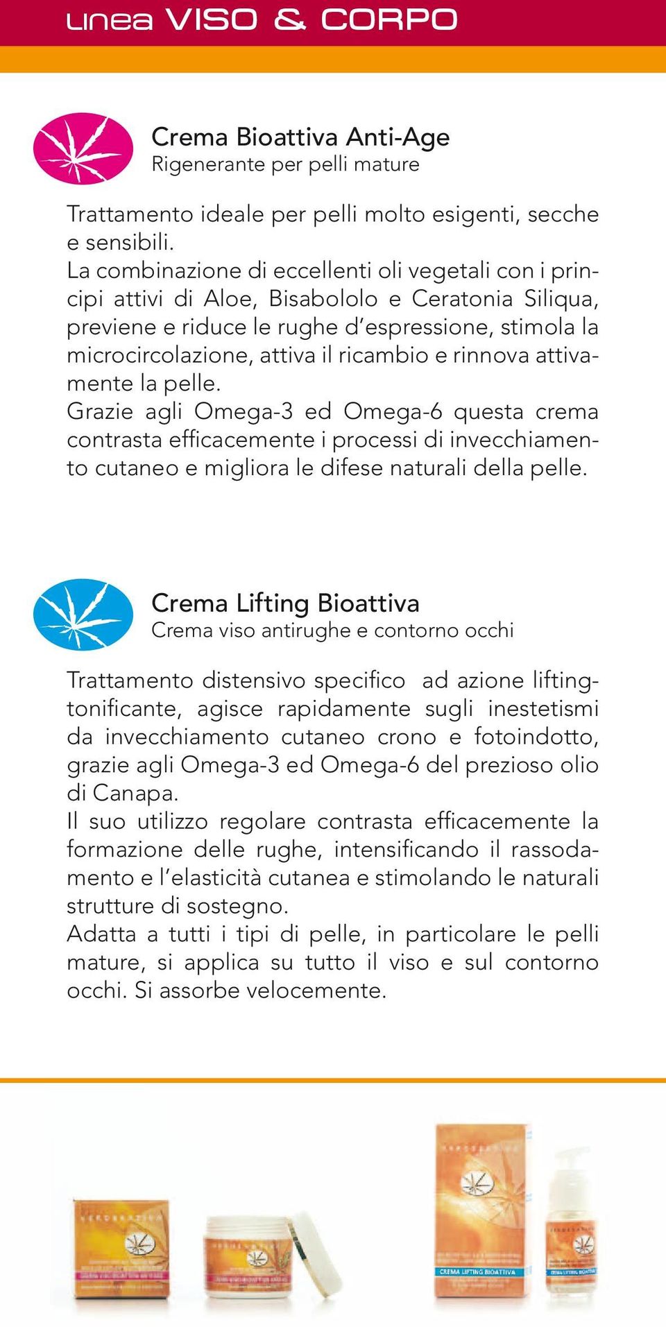 rinnova attivamente la pelle. Grazie agli Omega-3 ed Omega-6 questa crema contrasta efficacemente i processi di invecchiamento cutaneo e migliora le difese naturali della pelle.