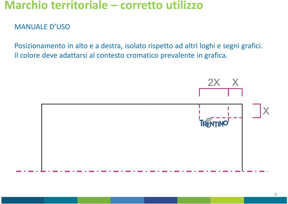 rispetto ad altri loghi e segni grafici.