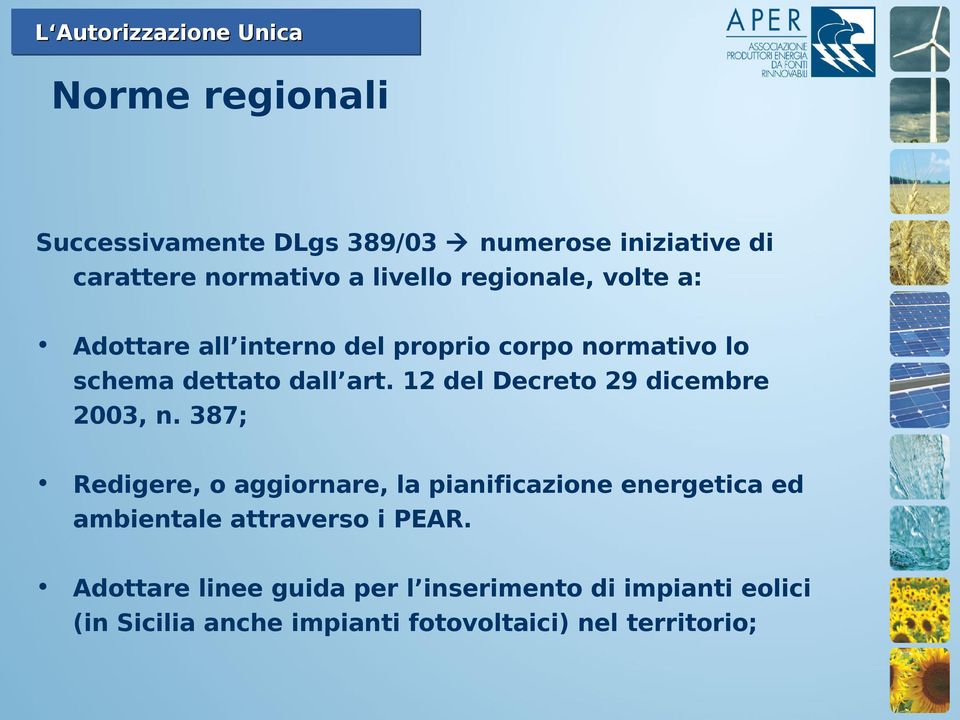 12 del Decreto 29 dicembre 2003, n.