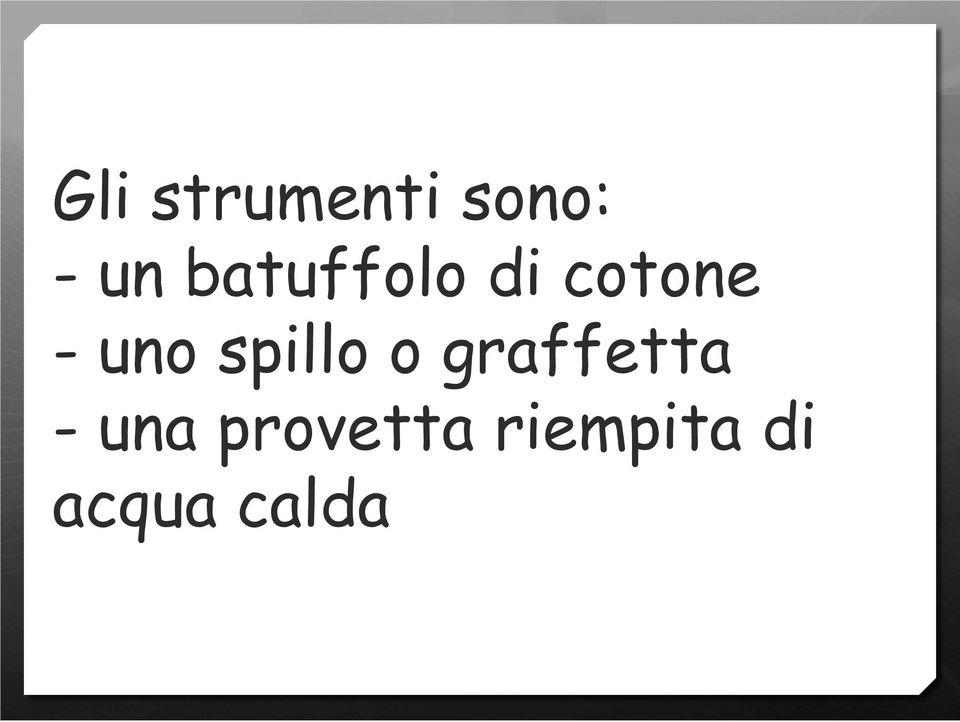 spillo o graffetta - una