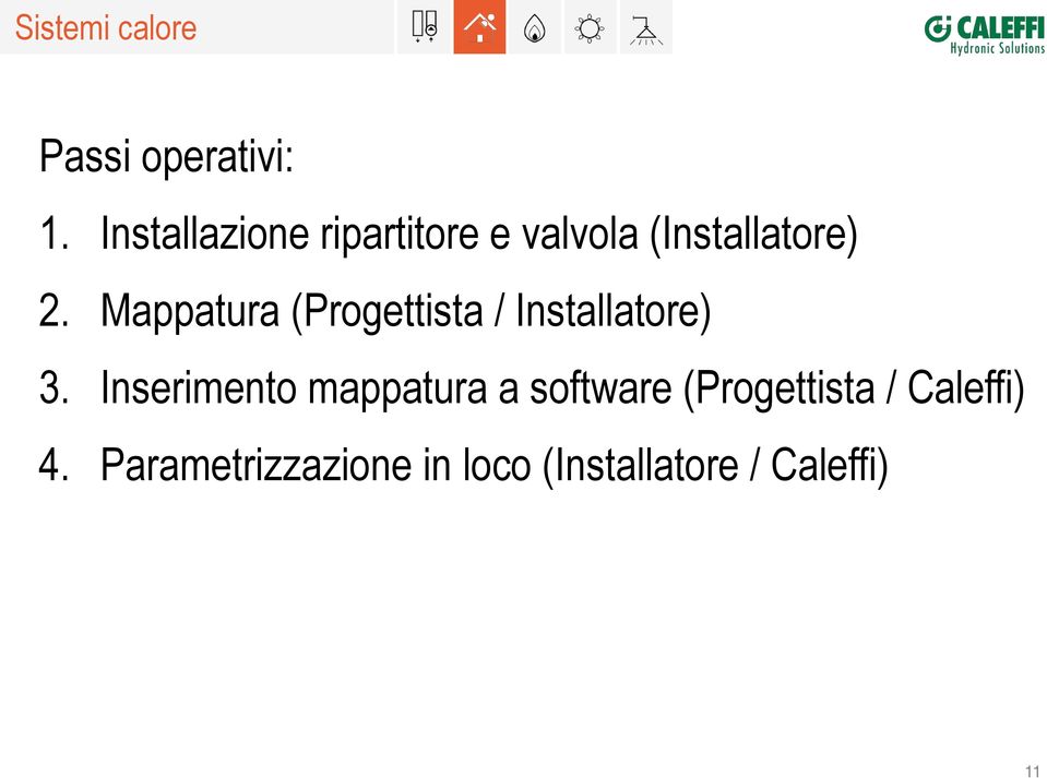 Mappatura (Progettista / Installatore) 3.