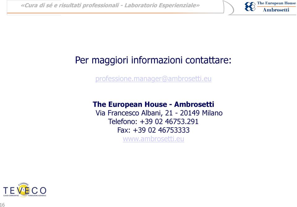 eu The European House - Ambrosetti Via Francesco