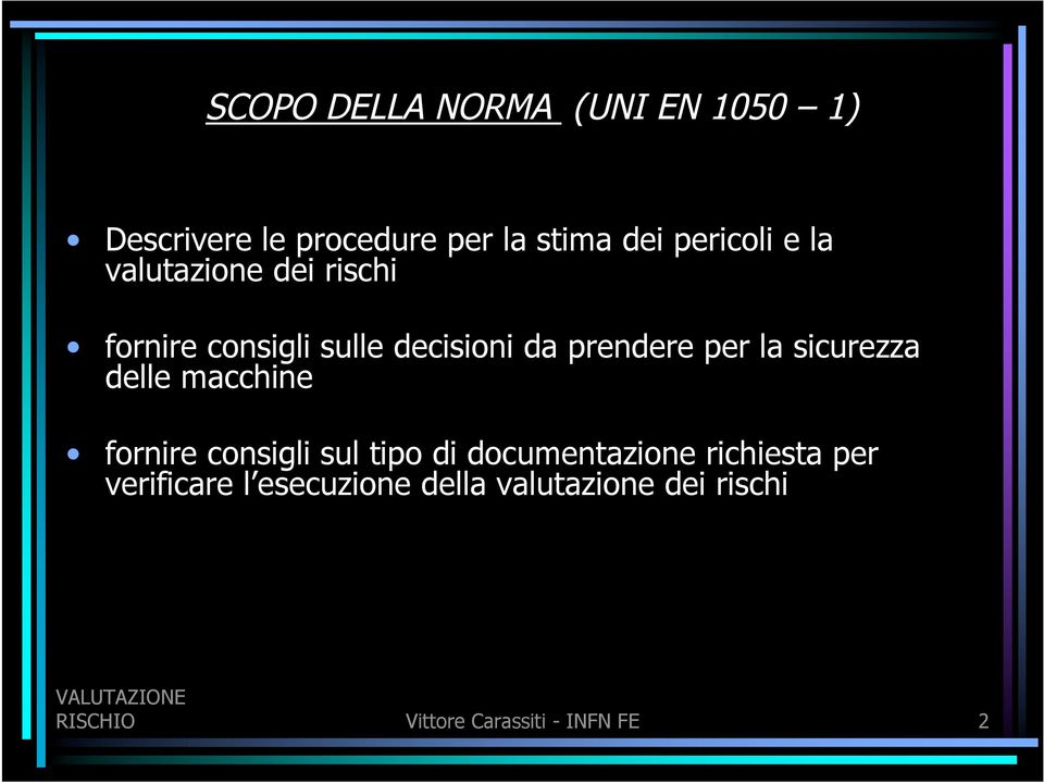 sicurezza delle macchine fornire consigli sul tipo di documentazione richiesta per