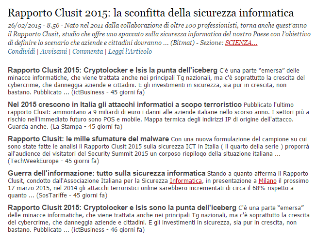 Informazione.