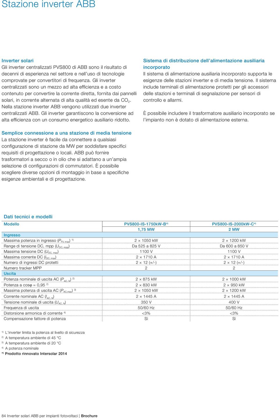 2. Nella stazione inverter ABB vengono utilizzati due inverter centralizzati ABB. Gli inverter garantiscono la conversione ad alta efficienza con un consumo energetico ausiliario ridotto.