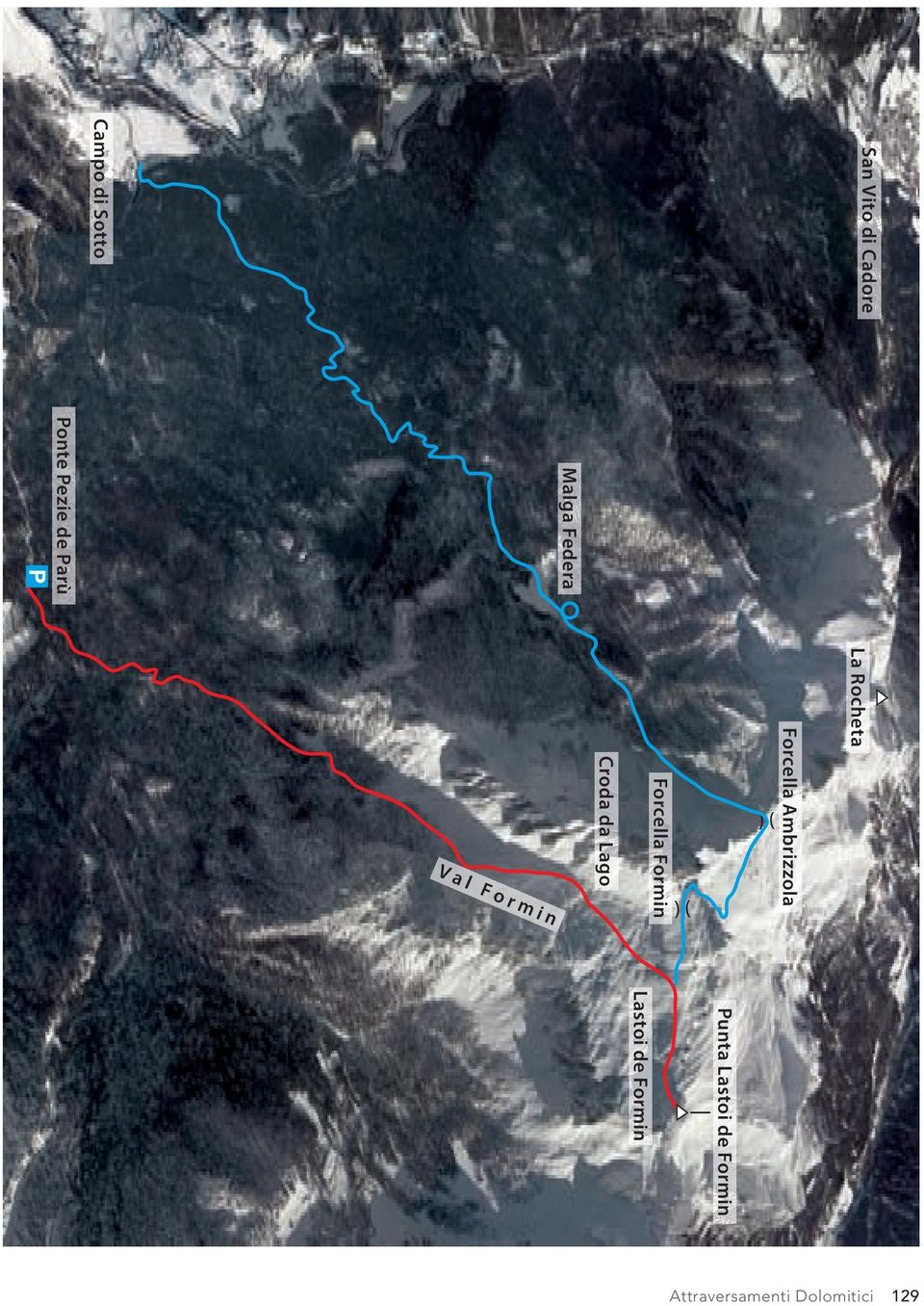 Ambrizzola Forcella Formin Croda da Lago Punta Lastoi