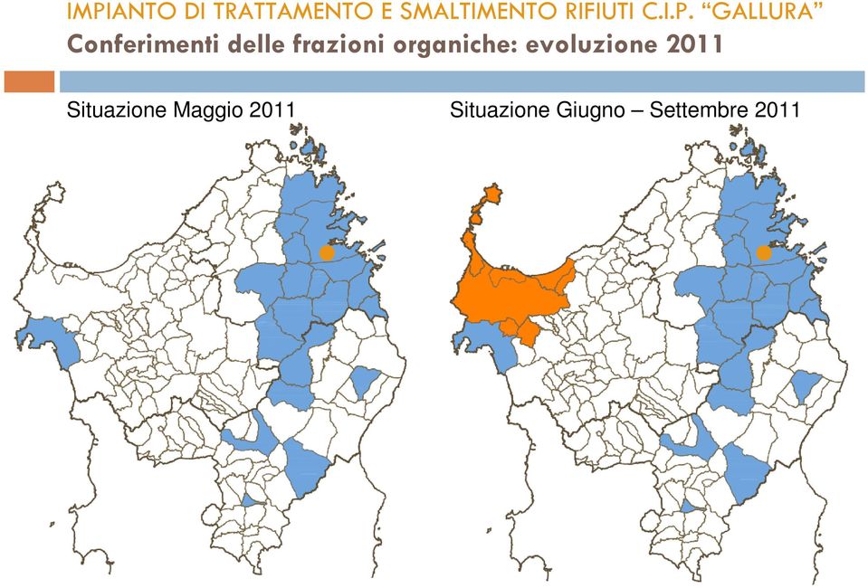 GALLURA Conferimenti delle frazioni