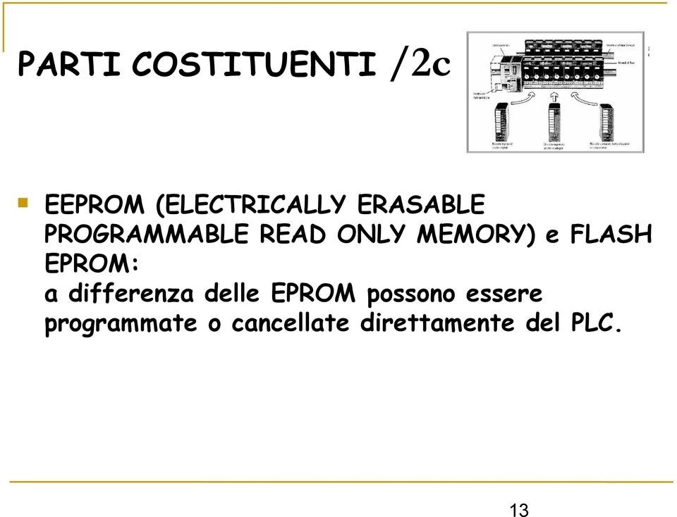 EPROM: a differenza delle EPROM possono