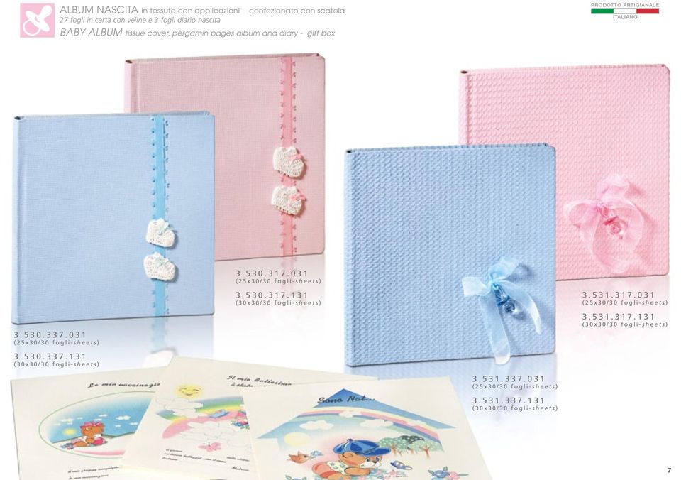 pergamin pages album and diary - gift box 3.530.317.031 3.530.317.131 3.531.