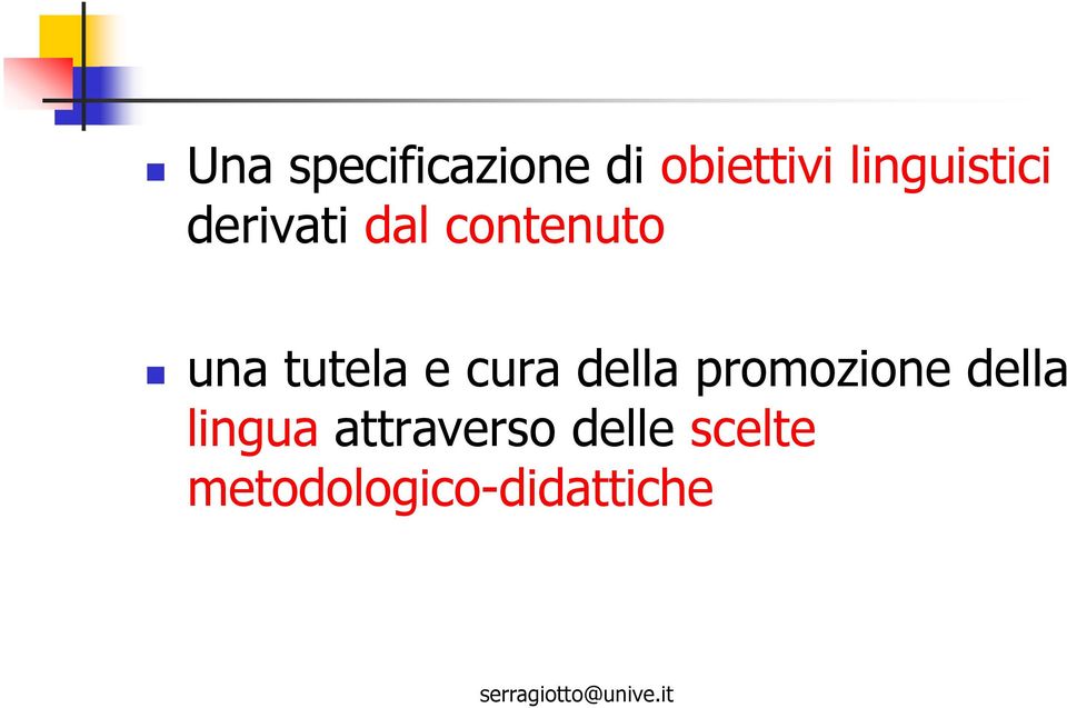 tutela e cura della promozione della