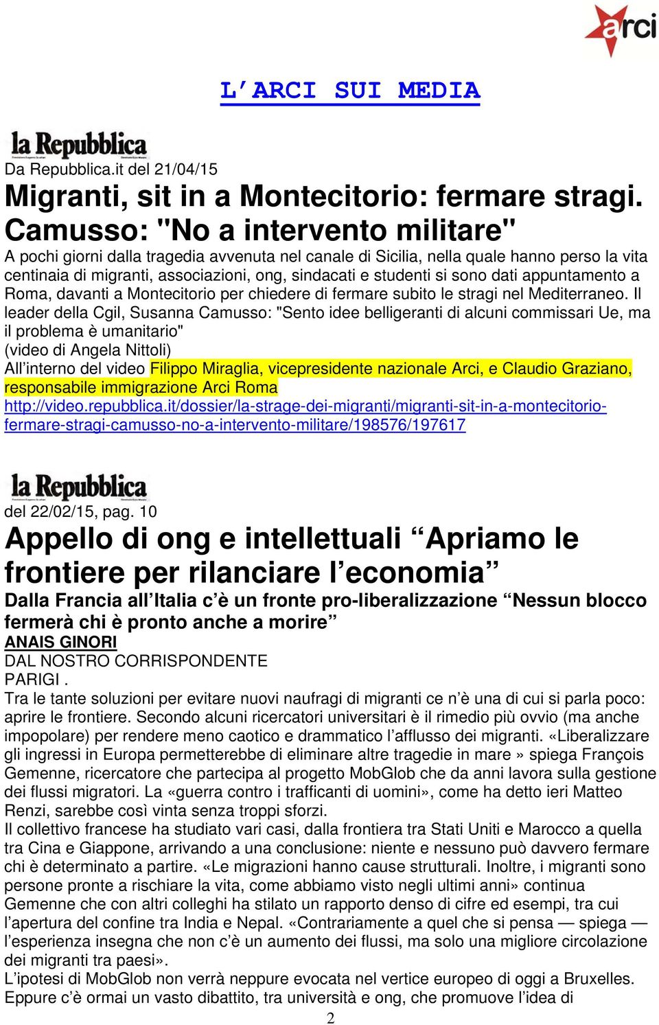 sono dati appuntamento a Roma, davanti a Montecitorio per chiedere di fermare subito le stragi nel Mediterraneo.