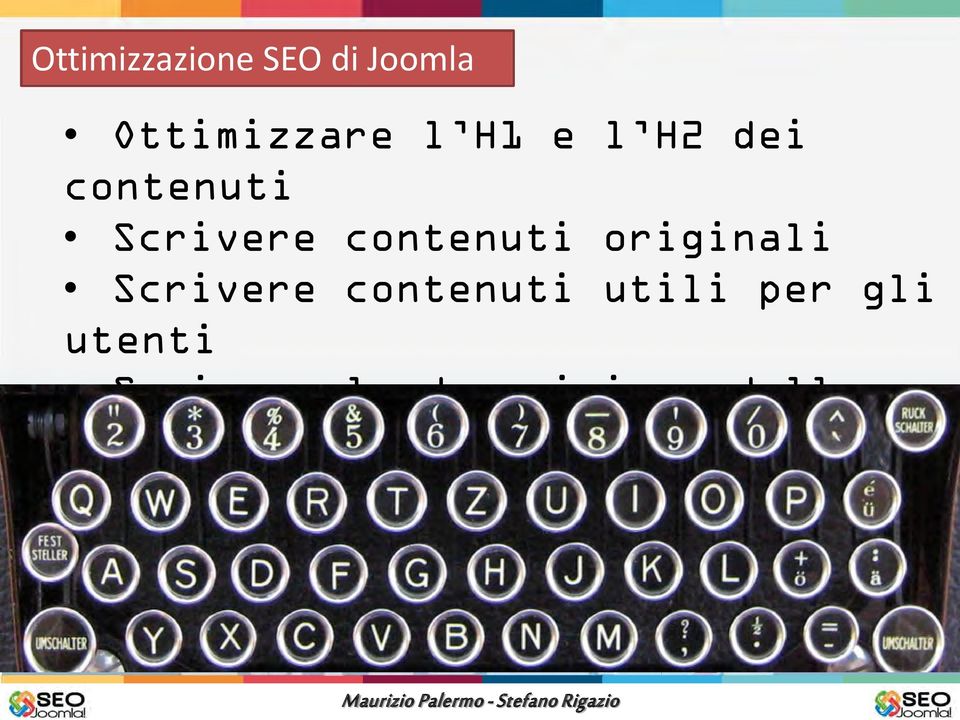 contenuti utili per gli utenti Scrivere la