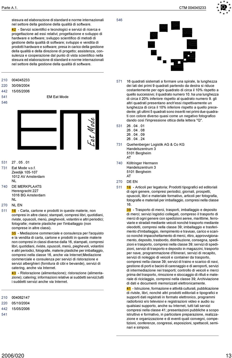 di software; sviluppo e vendita di prodotti hardware e software; presa in carico della gestione della qualità e della direzione di progetto; assistenza, consulenza e cooperazione dal punto di vista