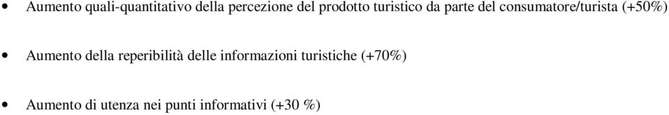 (+50%) Aumento della reperibilità delle informazioni