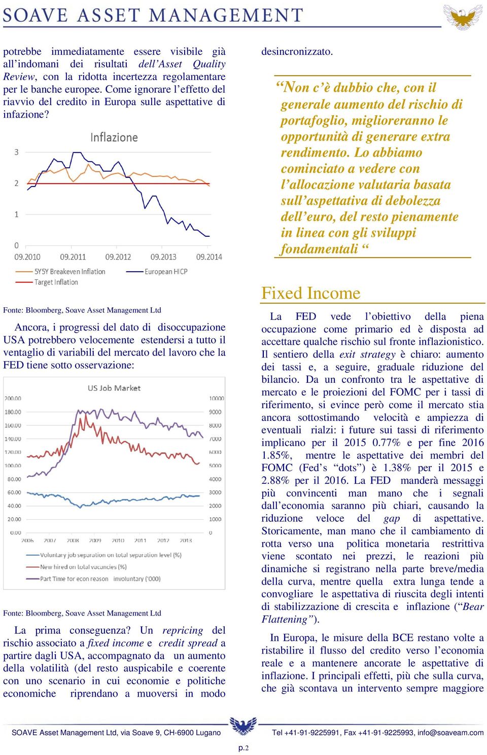 Non c è dubbio che, con il generale aumento del rischio di portafoglio, miglioreranno le opportunità di generare extra rendimento.