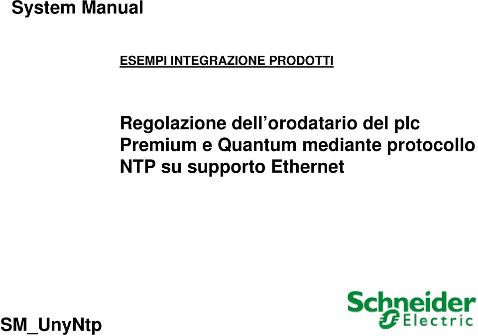 del plc Premium e Quantum mediante