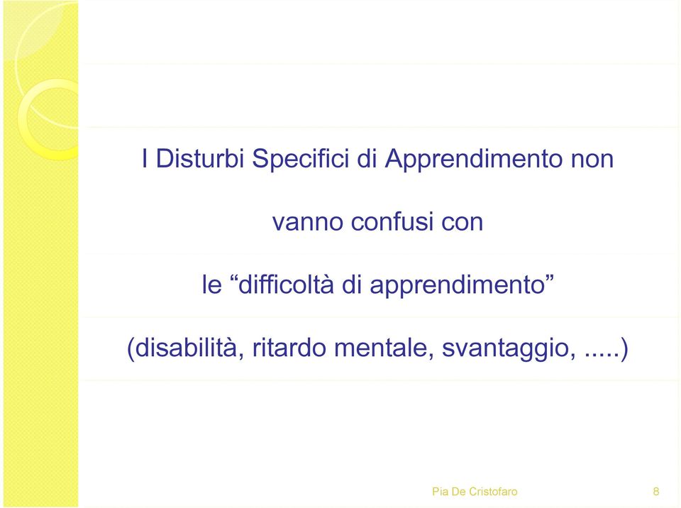 con le difficoltà di apprendimento