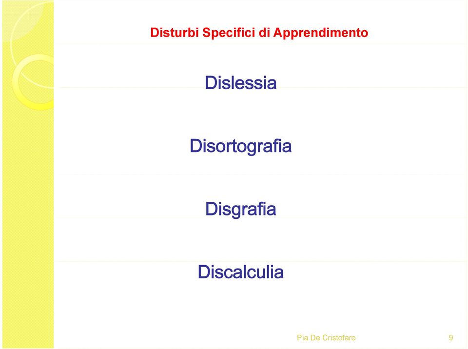 Dislessia