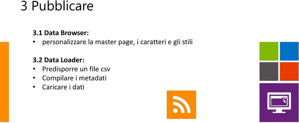 page, i caratteri e gli stili 3.