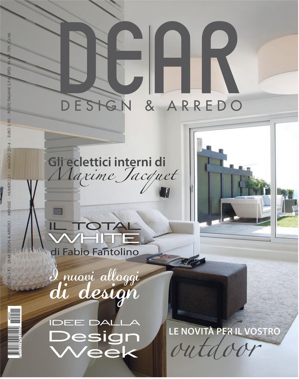 DEAR Design & Arredo - Mensile - Numero 21 - maggio 2014 - euro