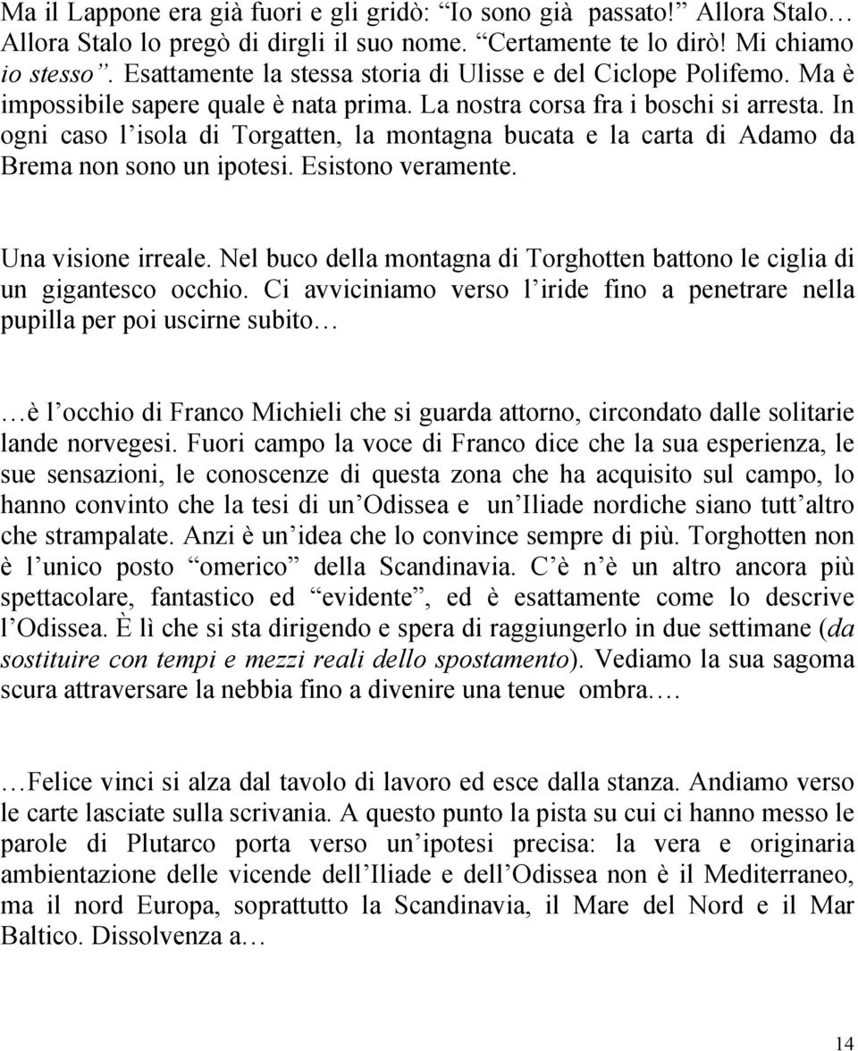 In ogni caso l isola di Torgatten, la montagna bucata e la carta di Adamo da Brema non sono un ipotesi. Esistono veramente. Una visione irreale.