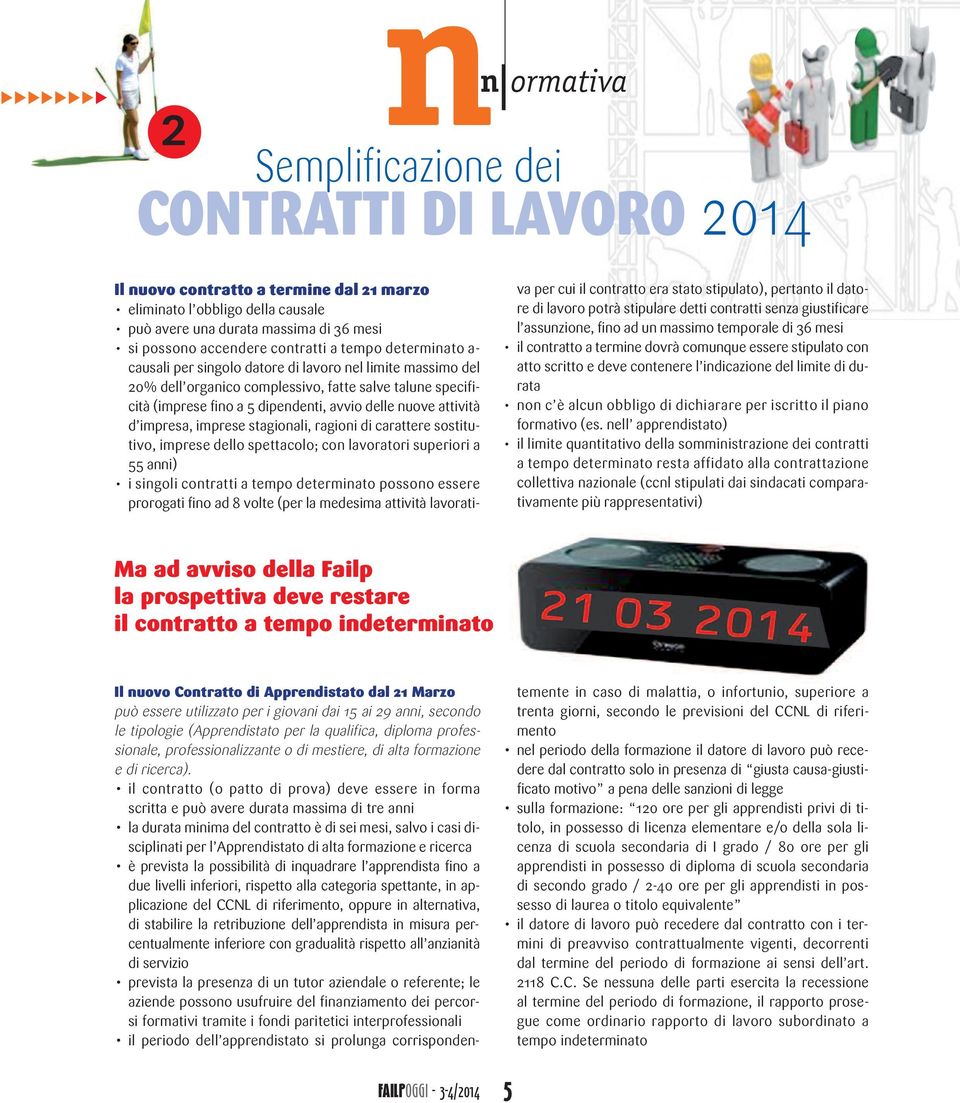 avvio delle nuove attività d impresa, imprese stagionali, ragioni di carattere sostitutivo, imprese dello spettacolo; con lavoratori superiori a 55 anni) i singoli contratti a tempo determinato