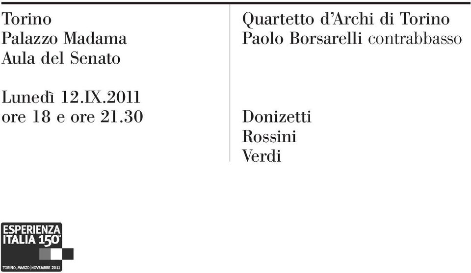 30 Quartetto d Archi di Torino Paolo