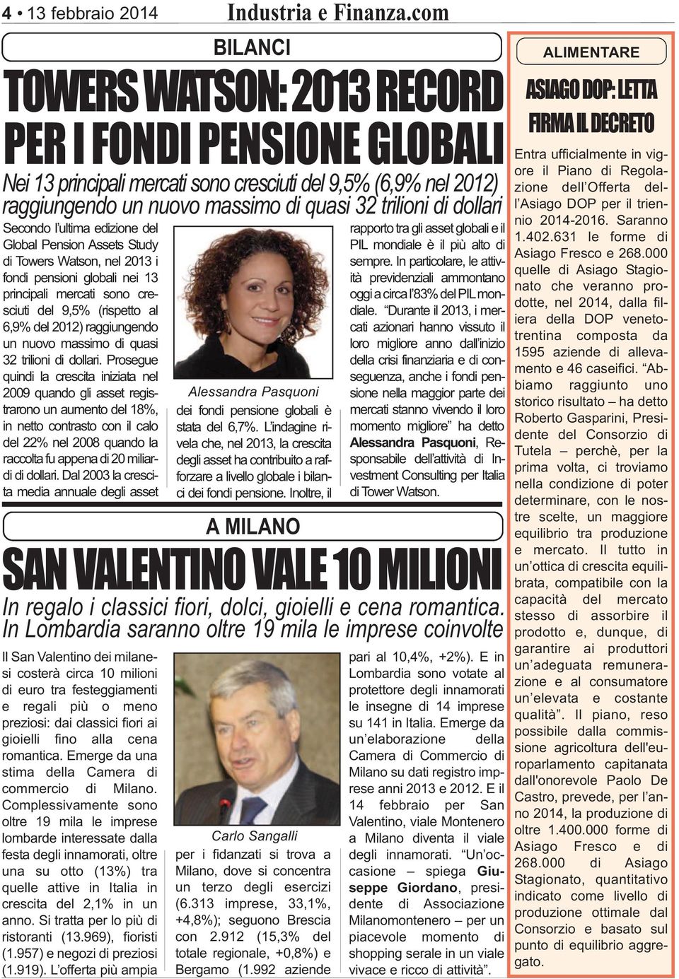 Prosegue quindi la crescita iniziata nel 2009 quando gli asset registrarono un au mento del 18%, in netto contrasto con il calo del 22% nel 2008 quando la raccolta fu appena di 20 miliardi di dollari.