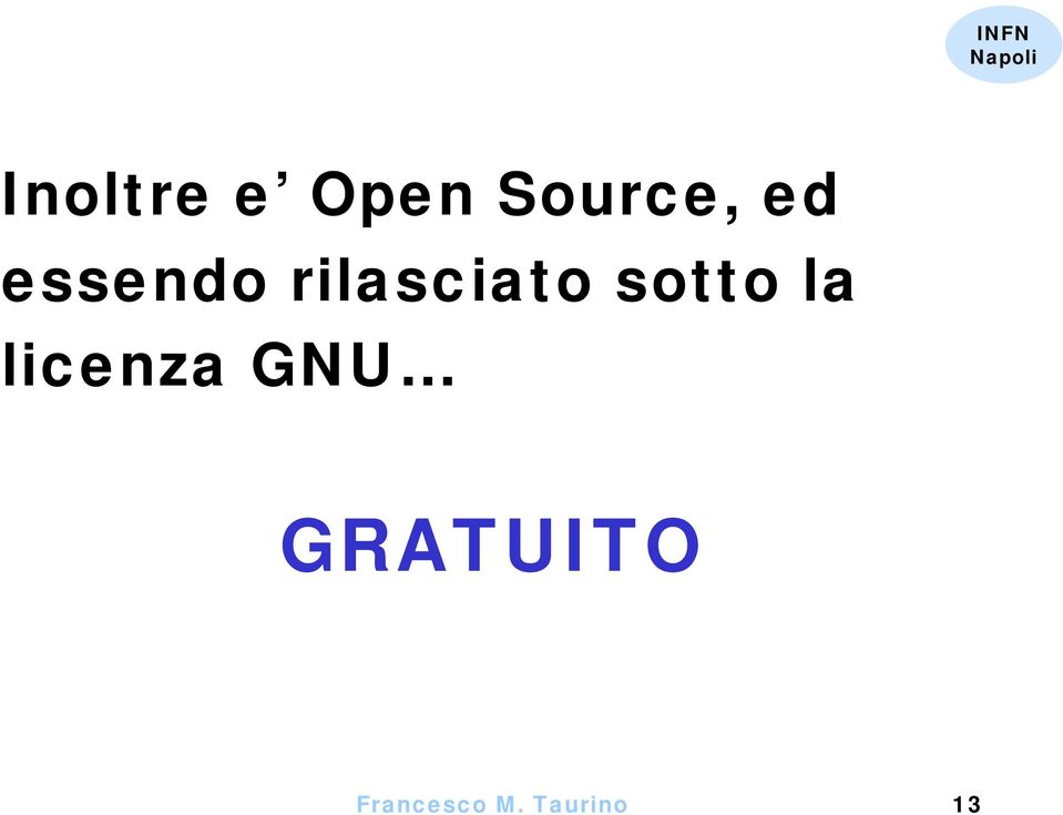 sotto la licenza GNU