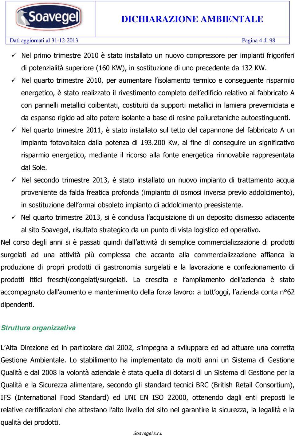 .0->! G / / ' A7. Struttura organizzativa.00.