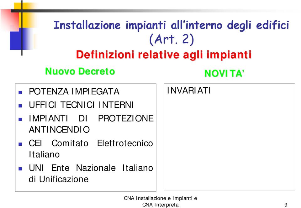 Italiano UNI Ente Nazionale Italiano di Unificazione