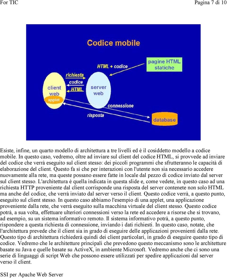 elaborazione del client.