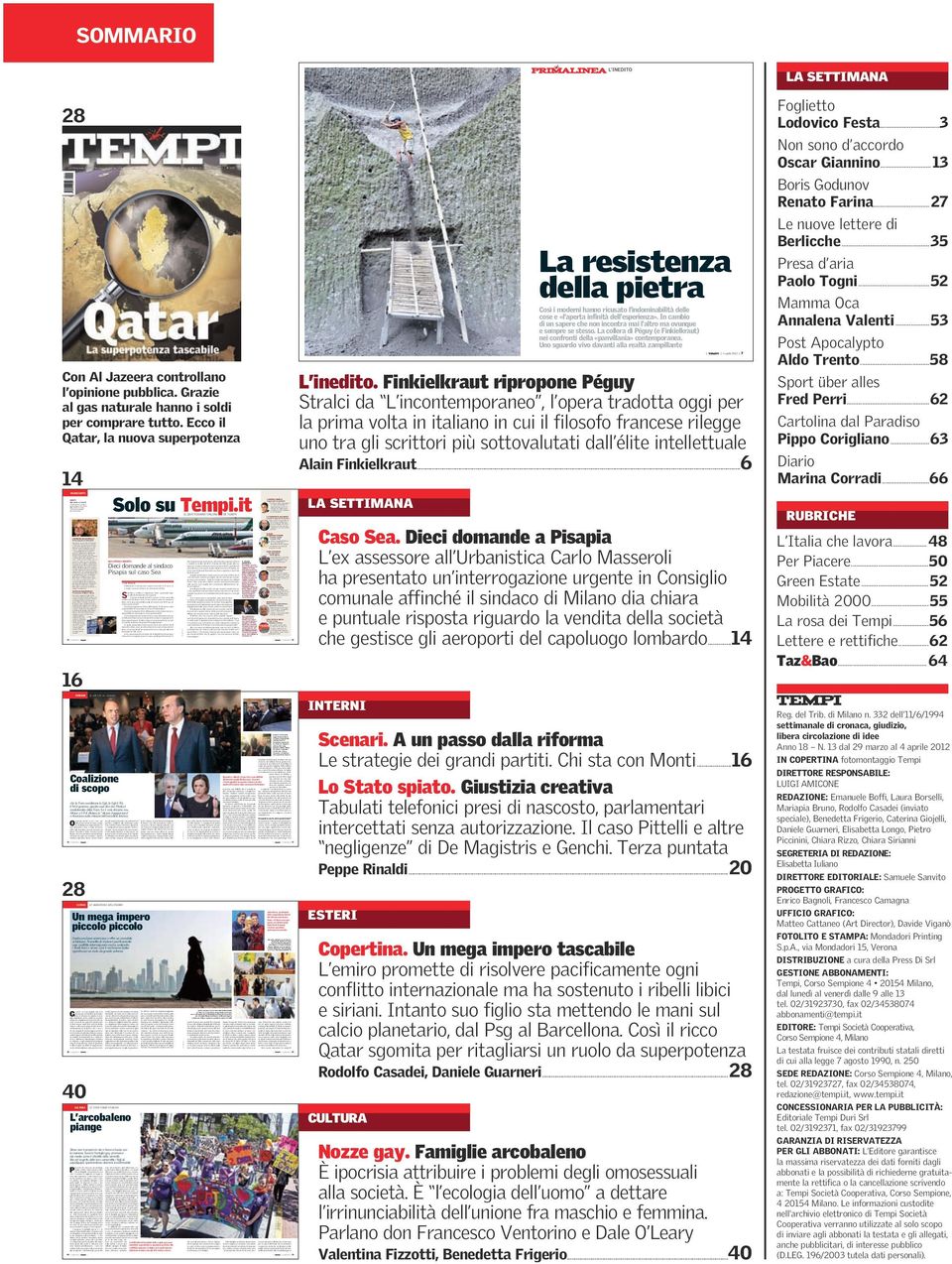 Farina risponde al settimanale Sull ultimo numero del settimanale L Espresso è comparso un articolo in cui erano elencate tutte le visite dell onorevole Renato Farina nelle carceri.