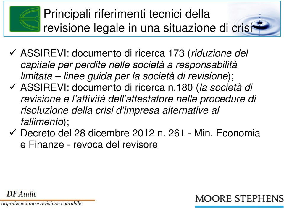 ASSIREVI: documento di ricerca n.