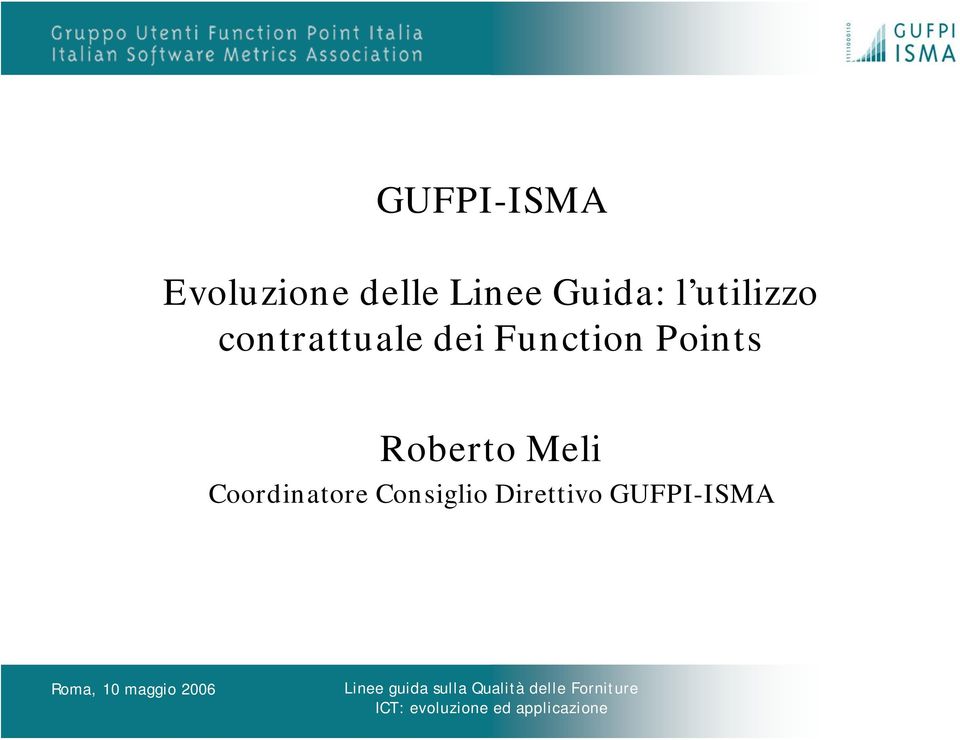 Function Points Roberto Meli