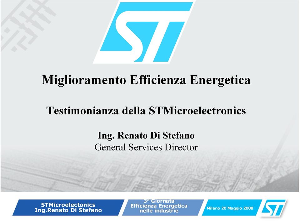 STMicroelectronics Ing.