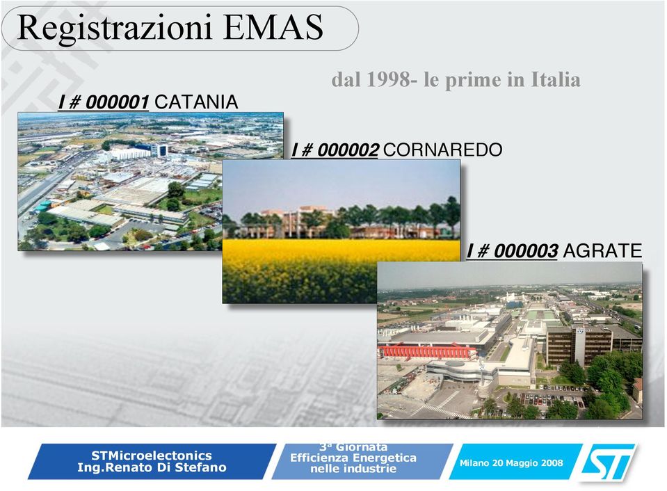 le prime in Italia I #