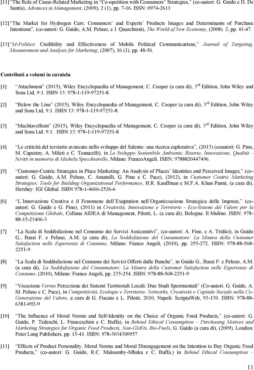 Quarchioni), The World of New Economy, (2008) 2, pp. 41-47.