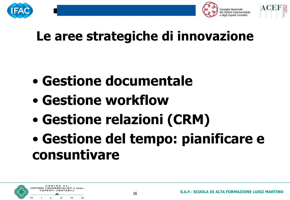 workflow Gestione relazioni (CRM)