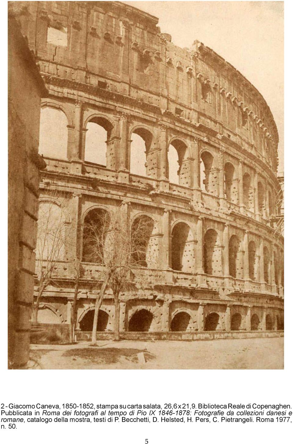 Pubblicata in Roma dei fotografi al tempo di Pio IX 1846-1878: Fotografie da