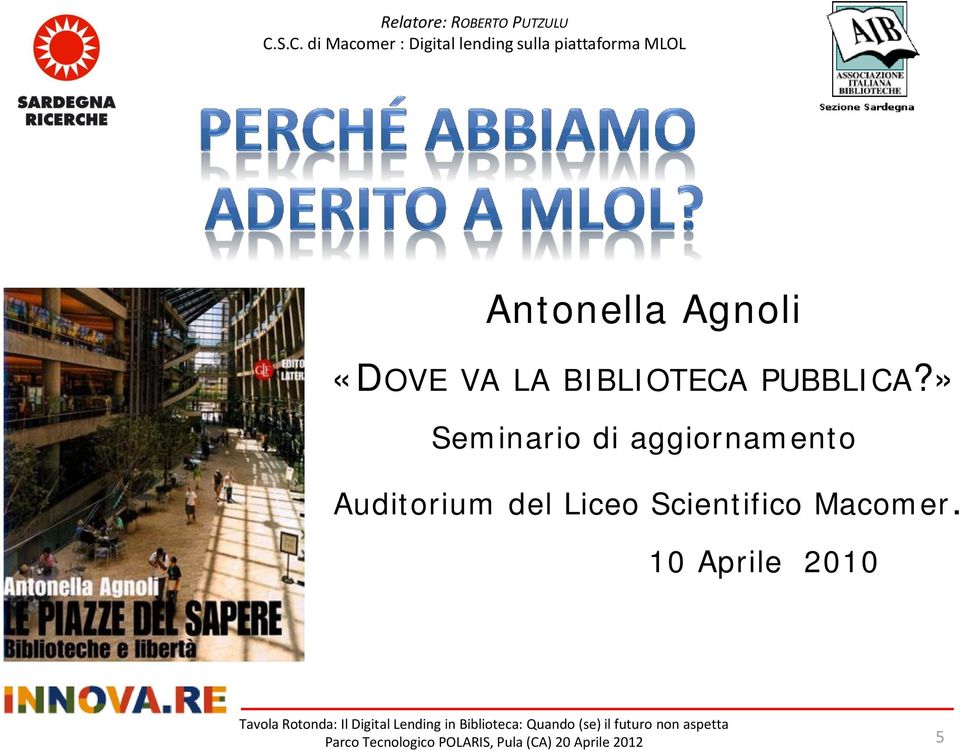 » Seminario di aggiornamento