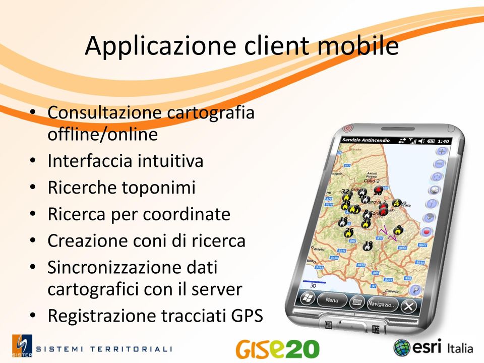 Ricerca per coordinate Creazione coni di ricerca