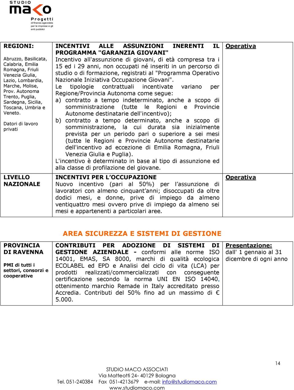 un percorso di studio o di formazione, registrati al "Programma Operativo Nazionale Iniziativa Occupazione Giovani".