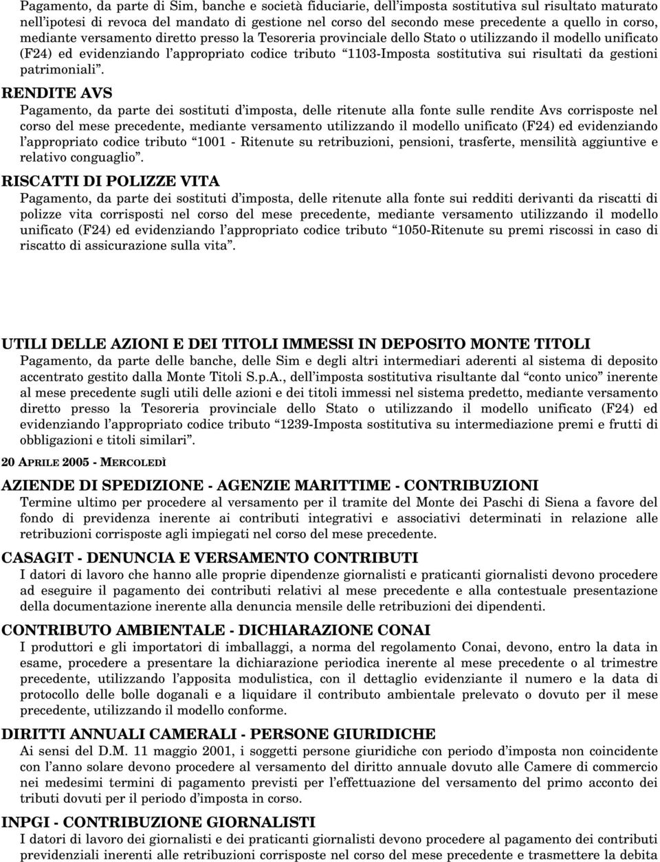 risultati da gestioni patrimoniali.